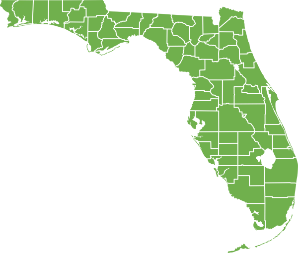 Eurasian Collared Dove range in Florida