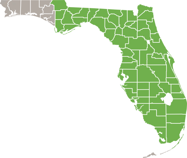 Striped Swampsnake Florida Range map
