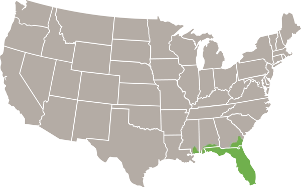 The Dusky Pygmy Rattlesnake USA Range Map