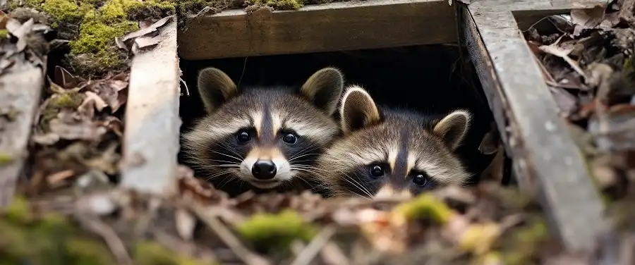 How does the raccoon life cycle work