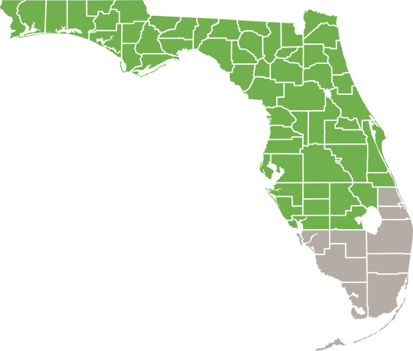 The Southeastern Myotis Florida Range Map