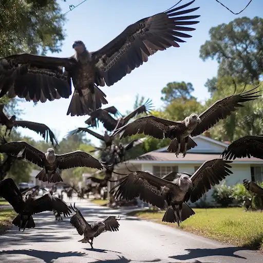 Vultures Swarm Florida The Emerging Problem in Neighborhoods