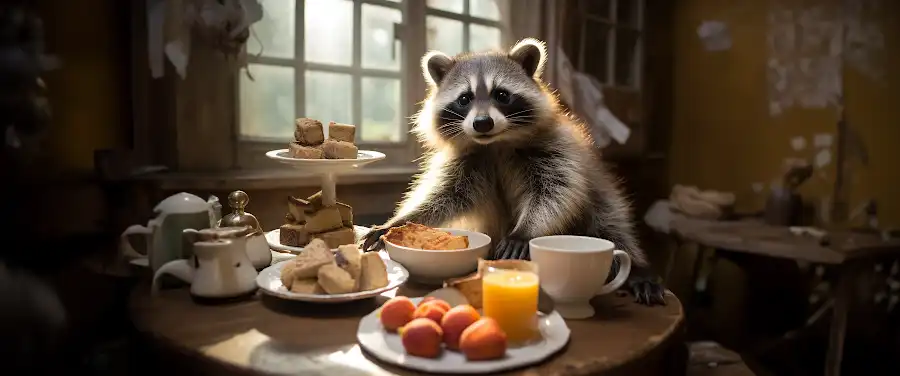 What do raccoons eat